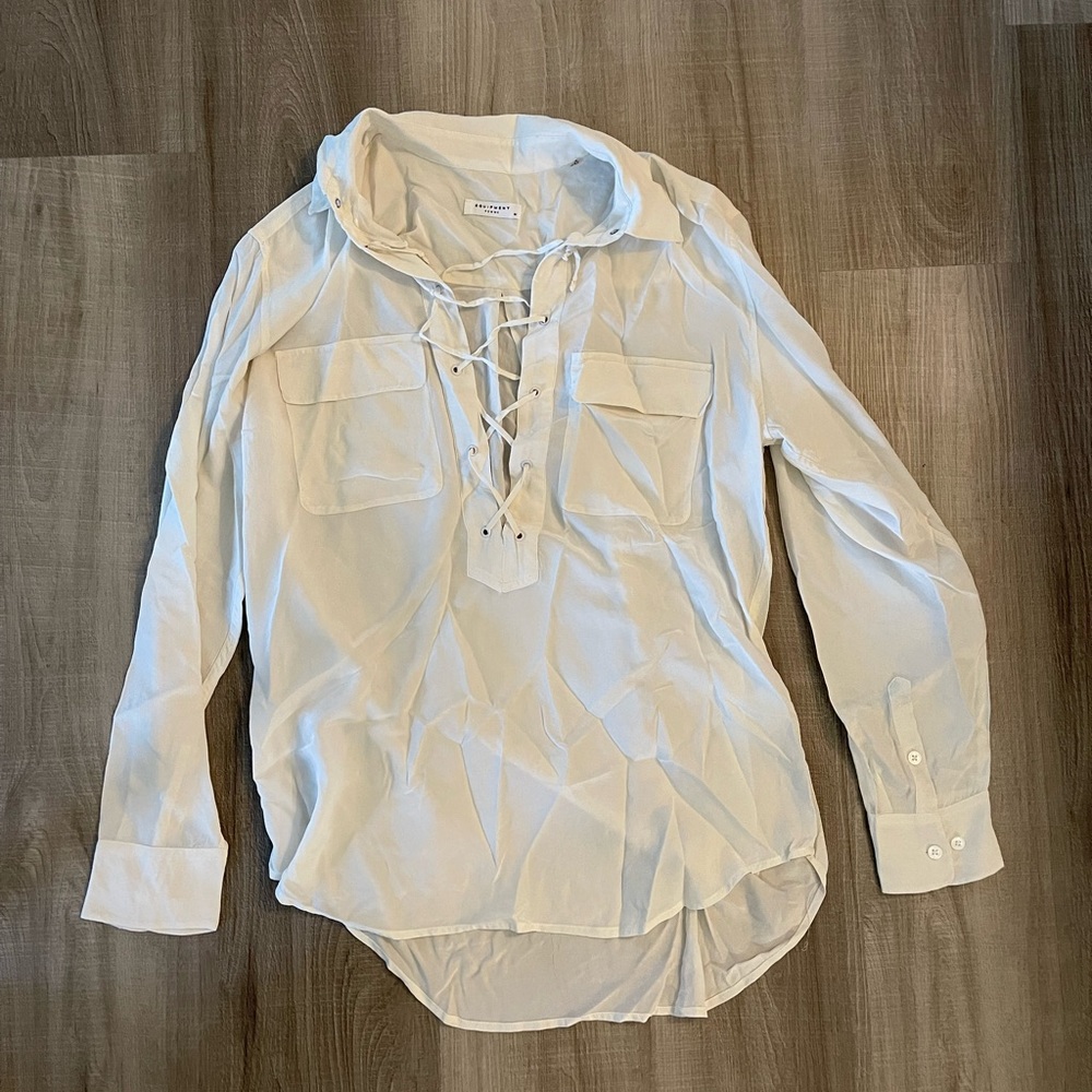 Silk Equipment Blouse